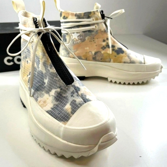 Converse Run Star Hike Hi Limited Edition Camo Platform Sneaker Shoe M7/W8.5 - Picture 2 of 6